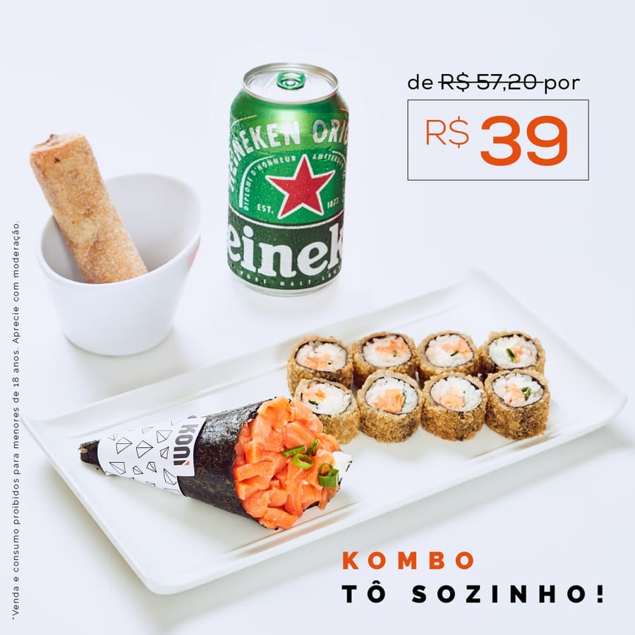 Post do Koni com o kombo Tô Sozinho, da campanha Amor Sem Filtros