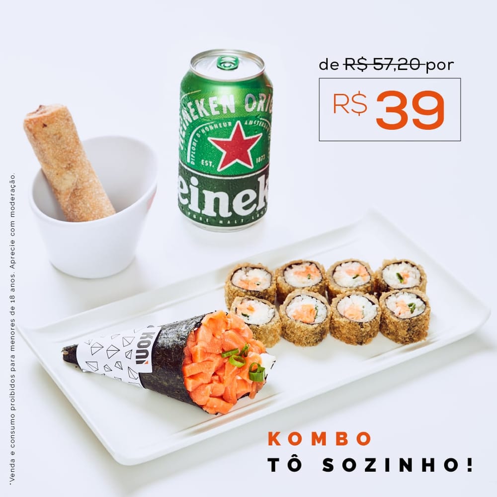 Post do Koni com o kombo Tô Sozinho, da campanha Amor Sem Filtros